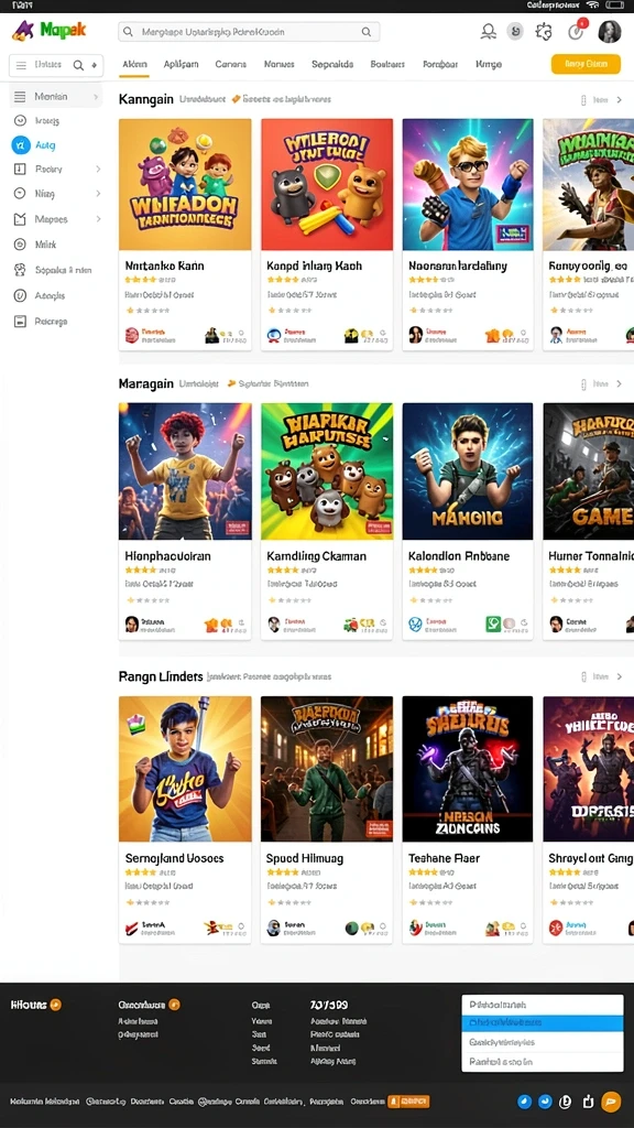 531slot - Tampilan beranda dengan berbagai pilihan permainan slot.