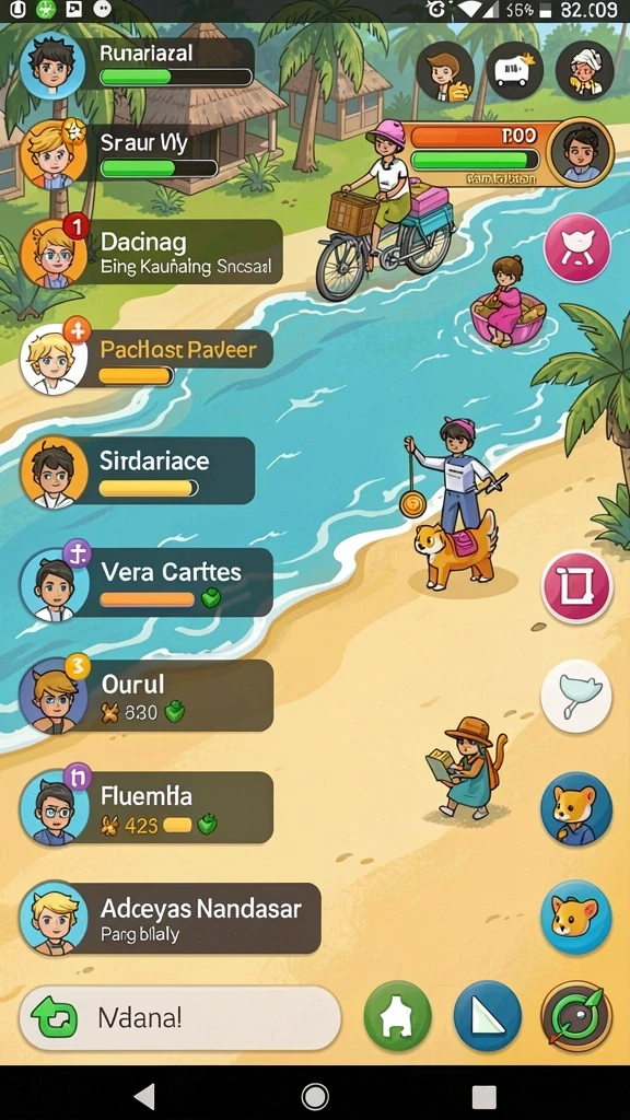 jarum77 - Screenshot menu permainan yang penuh tantangan.