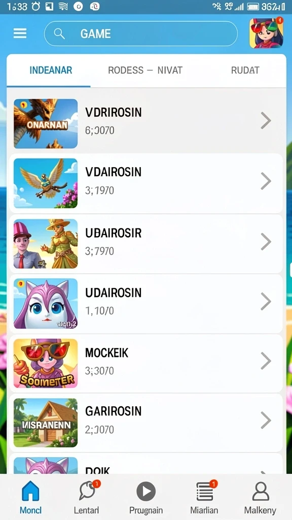 rejeki - Screenshot menunjukkan tampilan awal aplikasi yang menarik.