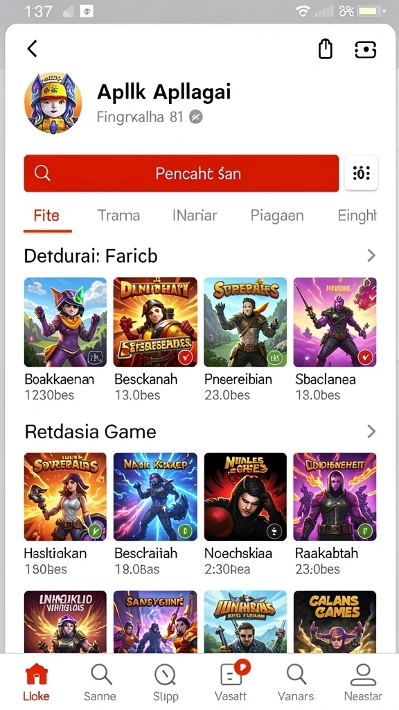 rejeki - Screenshot menampilkan pemain sedang menyelesaikan tantangan.