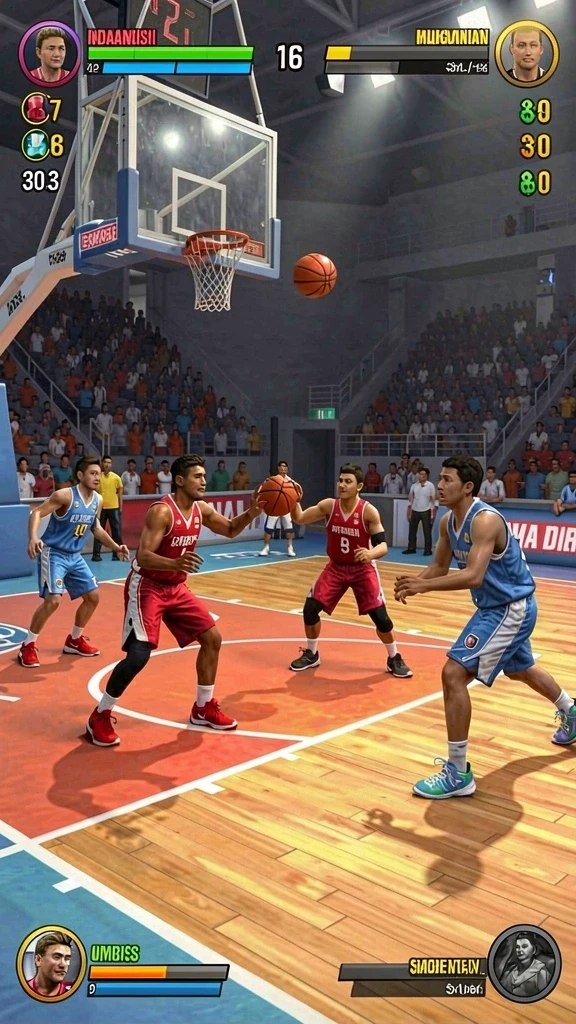 rsngame - Screenshot saat pemain berinteraksi dalam mode multiplayer.